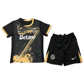 Fotbalové dresy Sporting CP Dětské Alternativní Dres 2024-25 Krátký Rukáv